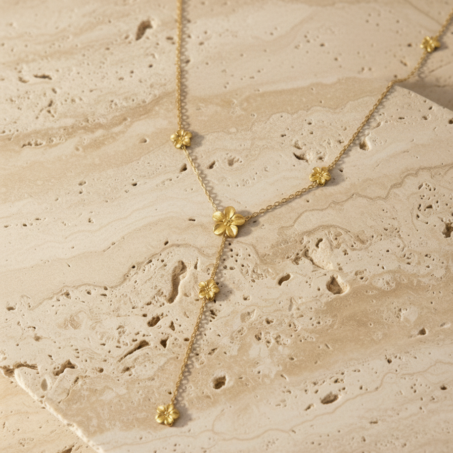 Flora Collier en Y – Doya bijoux - Main Image