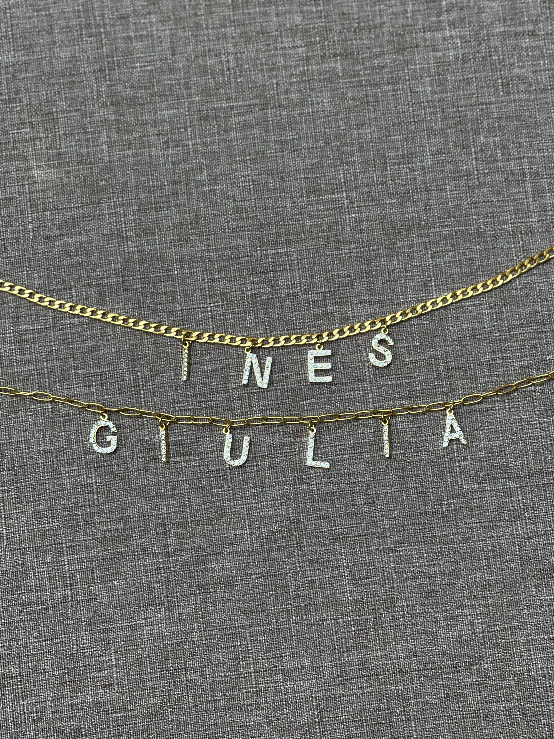 COLLIER CHARM STRASS - Doya bijoux 