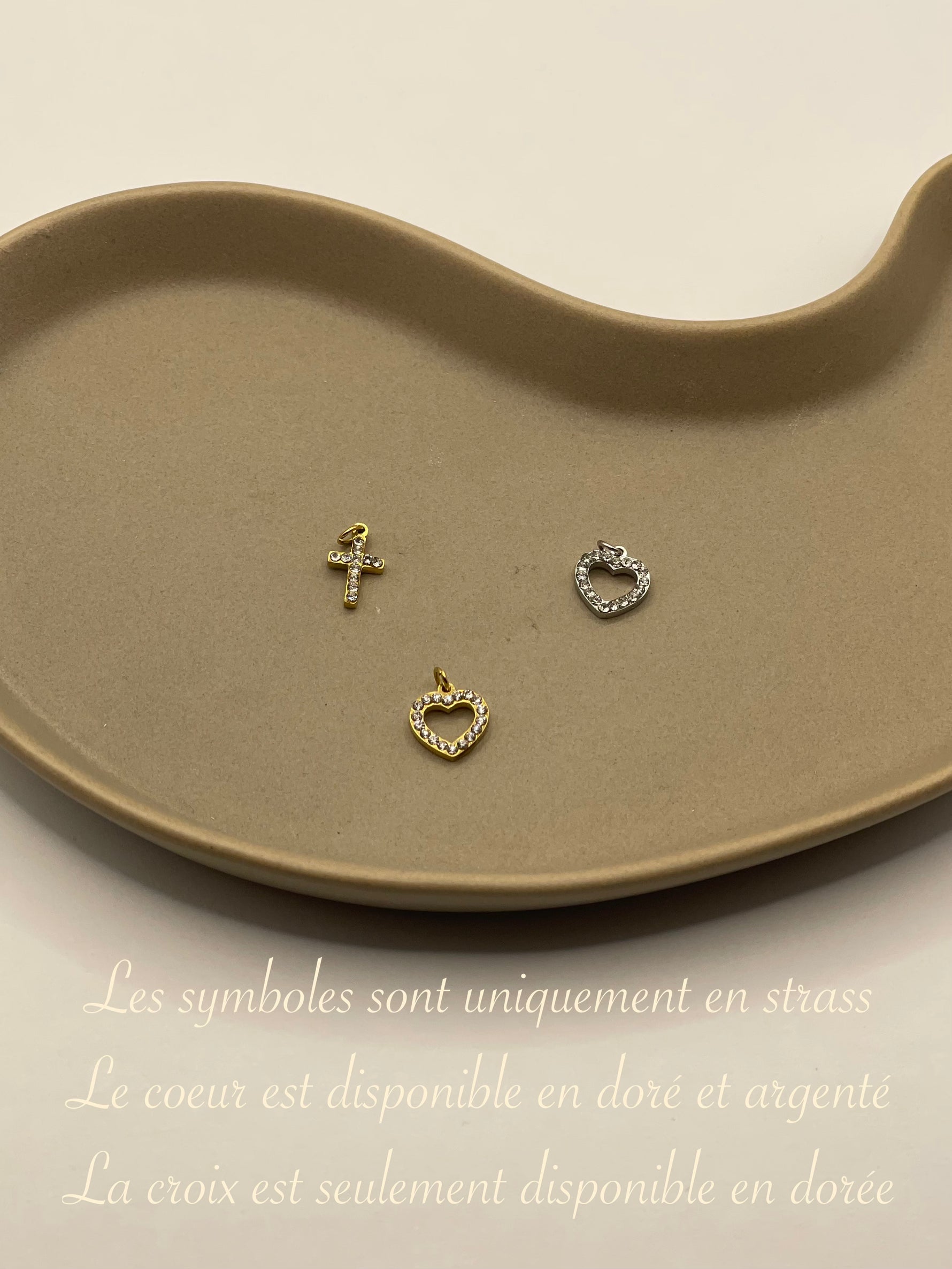 COLLIER CHARM STRASS - Doya bijoux 