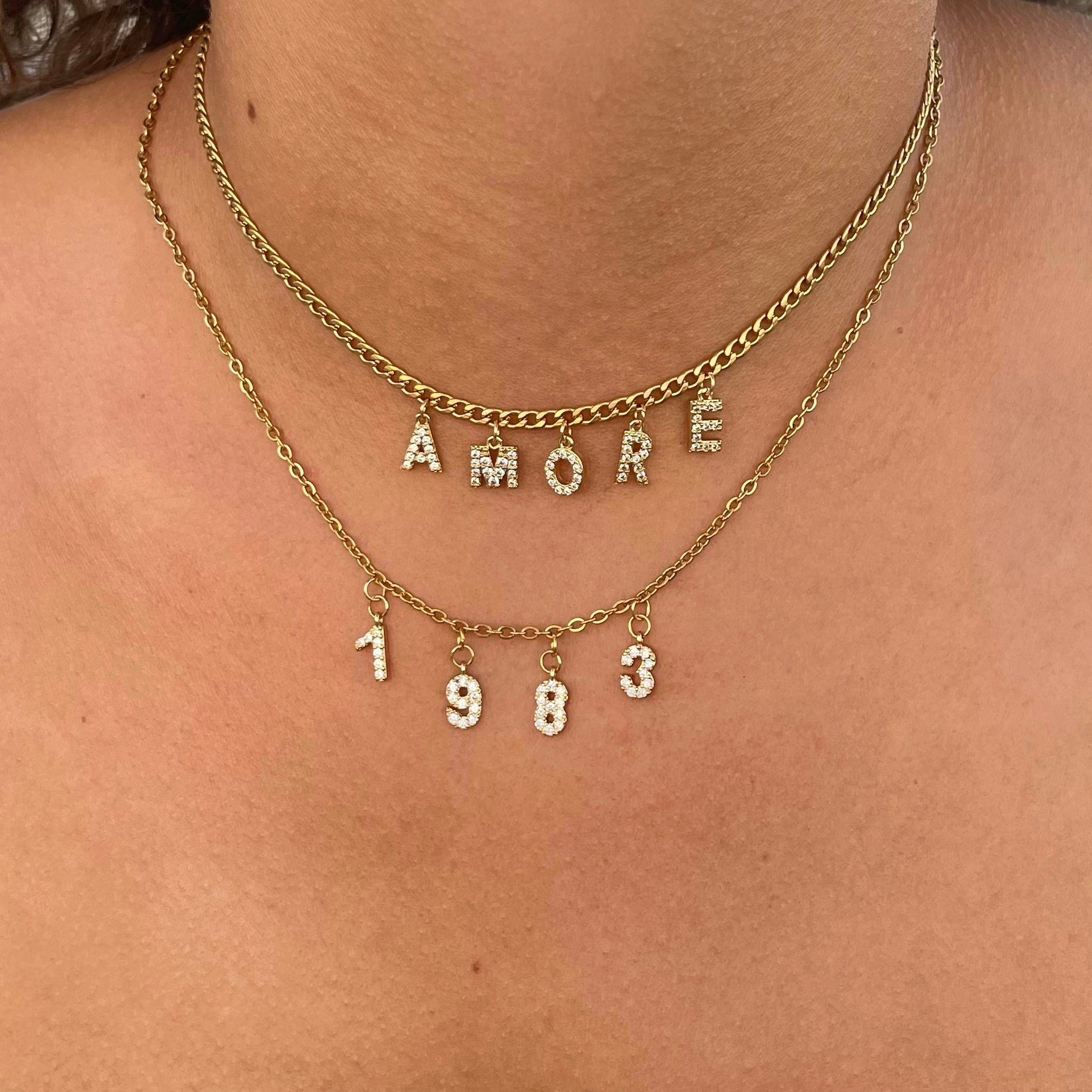 COLLIER À PERSONNALISER DORÉ - Doya bijoux 