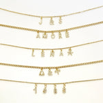 COLLIER À PERSONNALISER DORÉ - Doya bijoux 