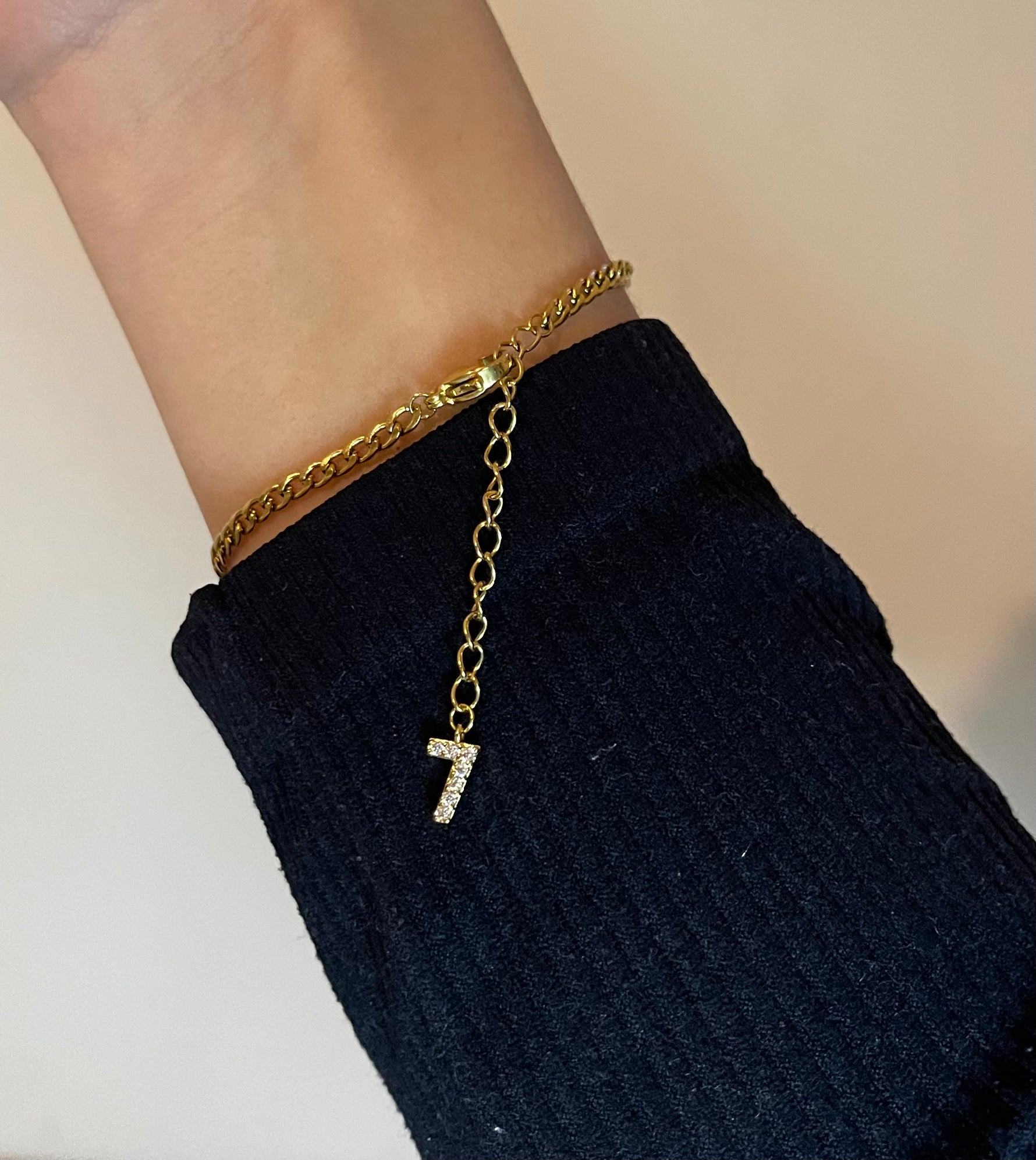 BRACELET À PERSONNALISER RALLONGE CHIFFRE - Doya bijoux 