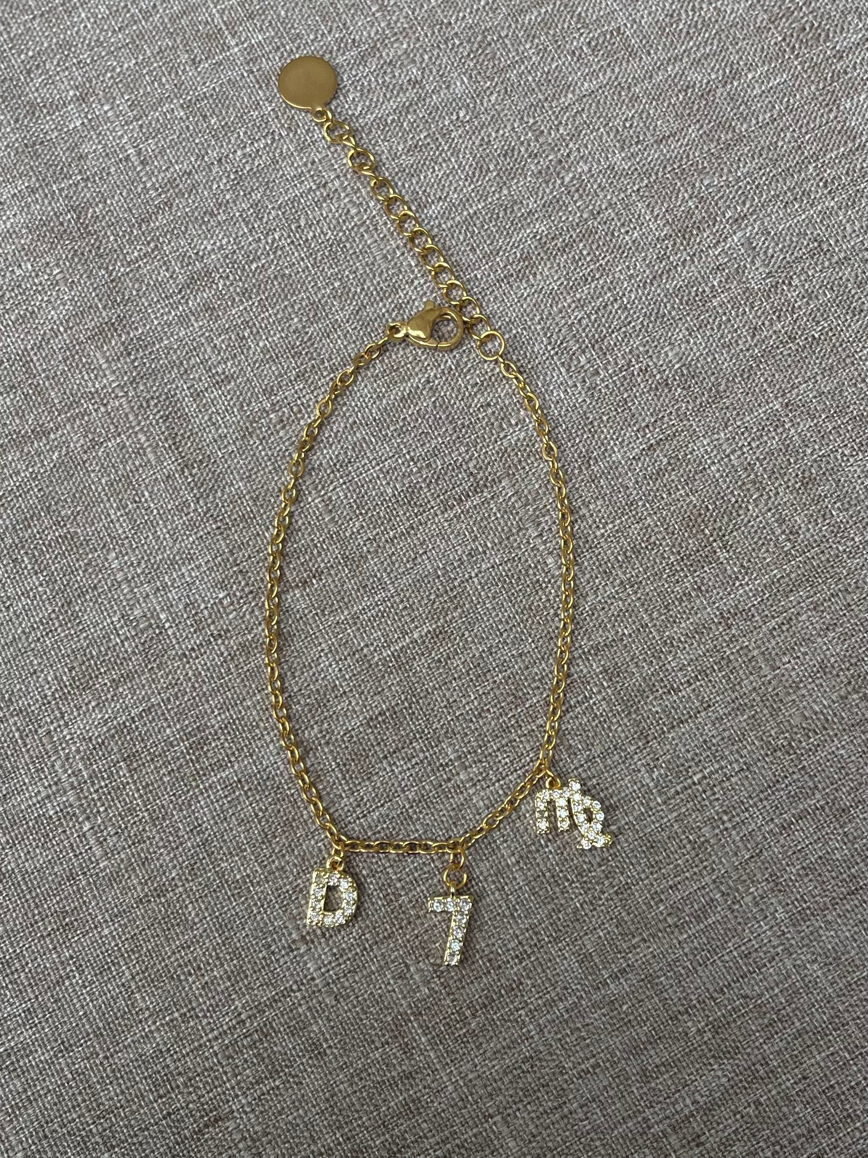 BRACELET À PERSONNALISER DORÉ - Doya bijoux 