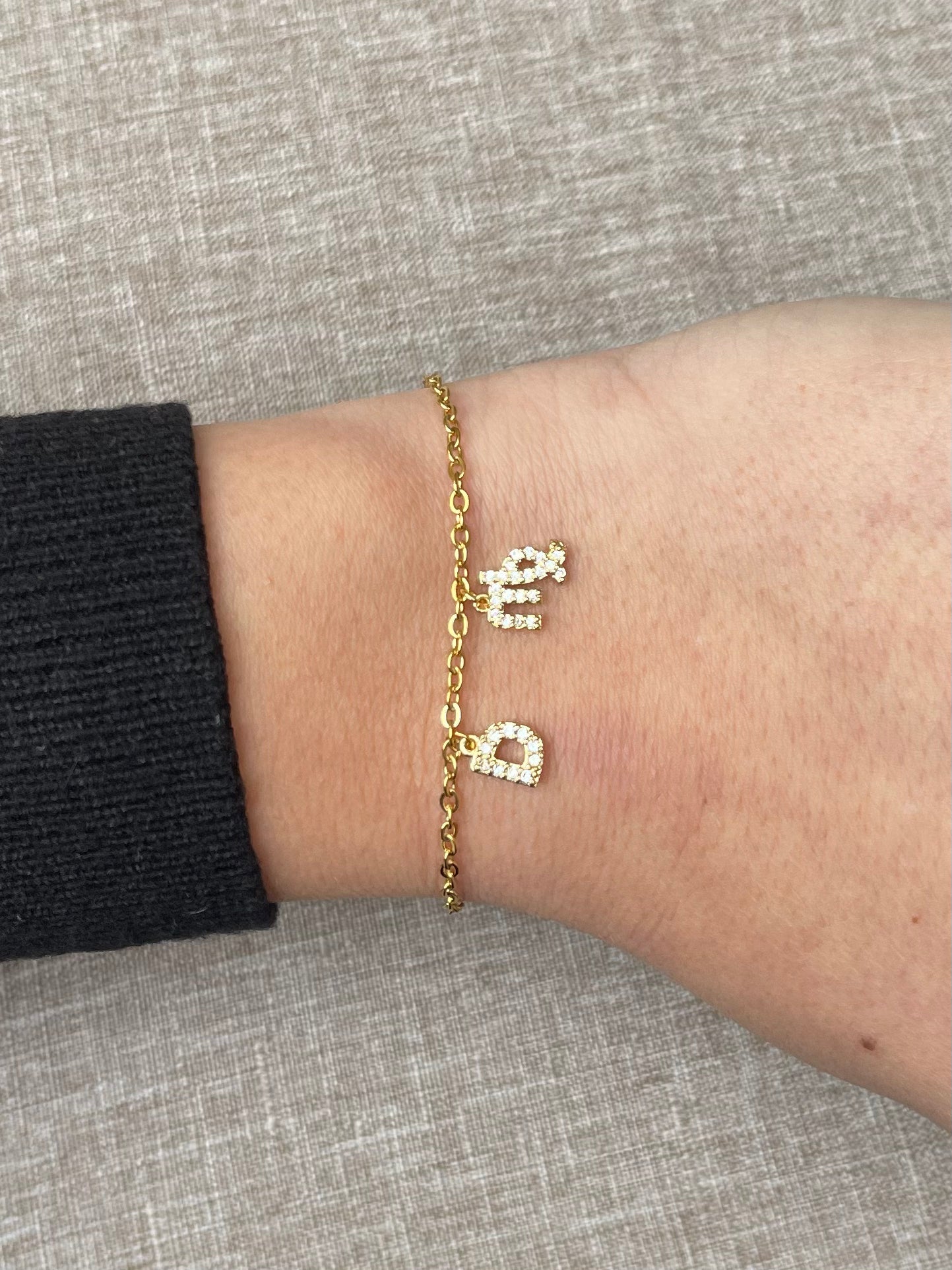 BRACELET À PERSONNALISER DORÉ - Doya bijoux 