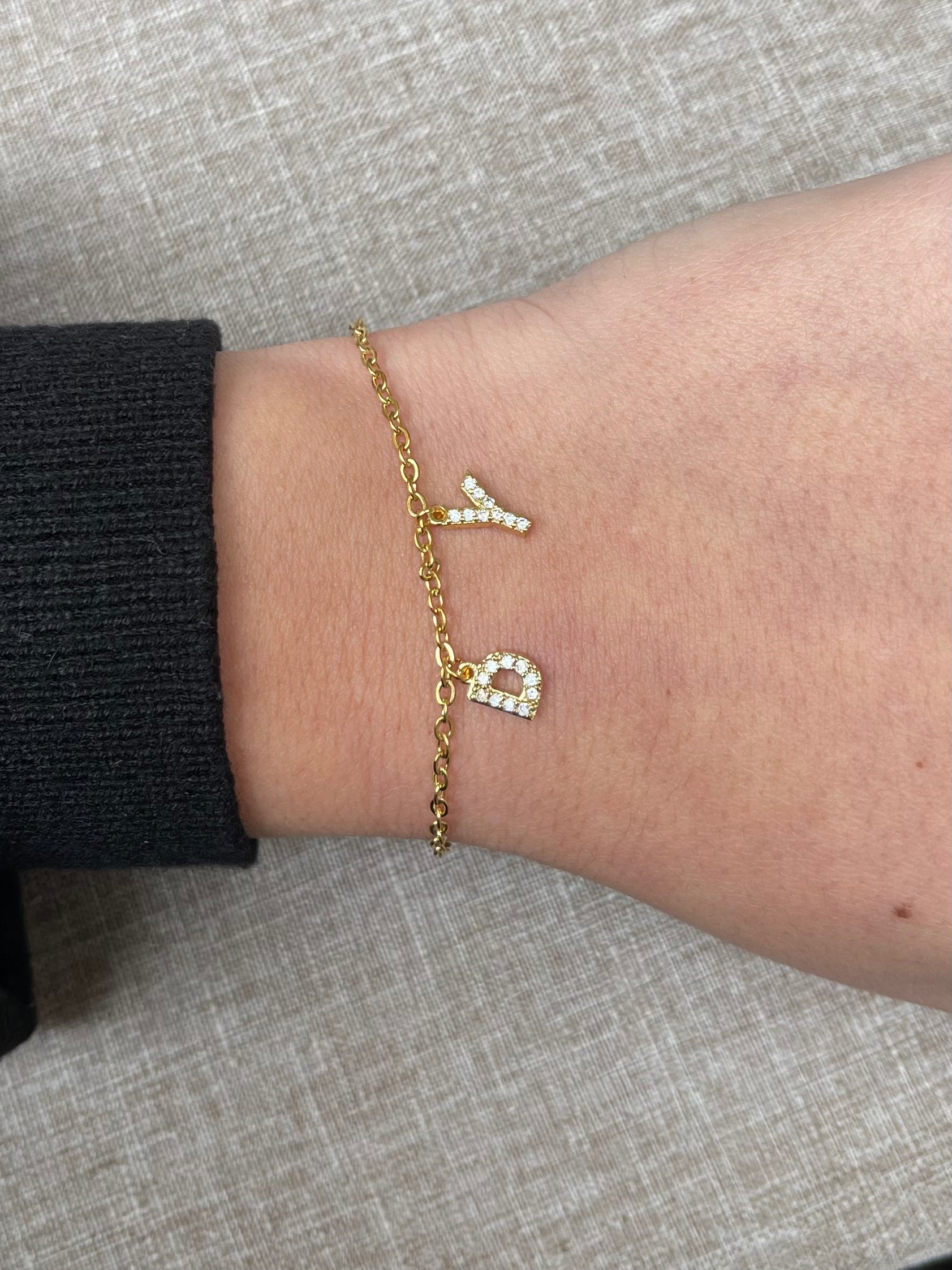 BRACELET À PERSONNALISER DORÉ - Doya bijoux 